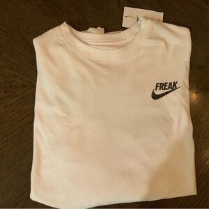Nike White Long Sleeve Greek Freak Giannis T-Shirt